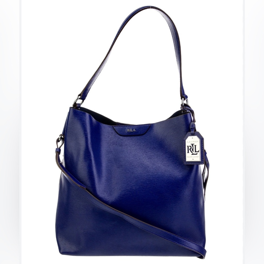 Ralph Lauren Cobalt Blue Large Shoulder Bag and Crossbody